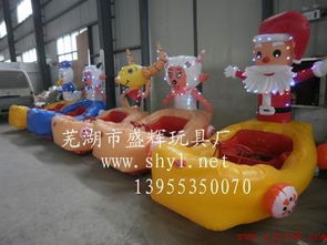 彩燈充氣電瓶車彩燈氣模游樂車 彩燈兒童充氣電瓶車 彩燈充氣游樂車